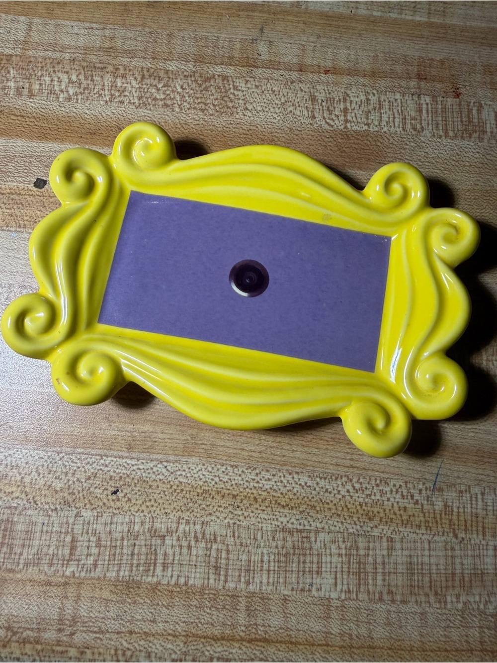 Ukonic Friends Picture Frame Replica Ceramic Trinket Tray 4x6”